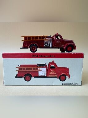 1954 Ahrens-Fox Fire Truck No 1 Fire Dept High Speed HF431 Mint Time Capsule